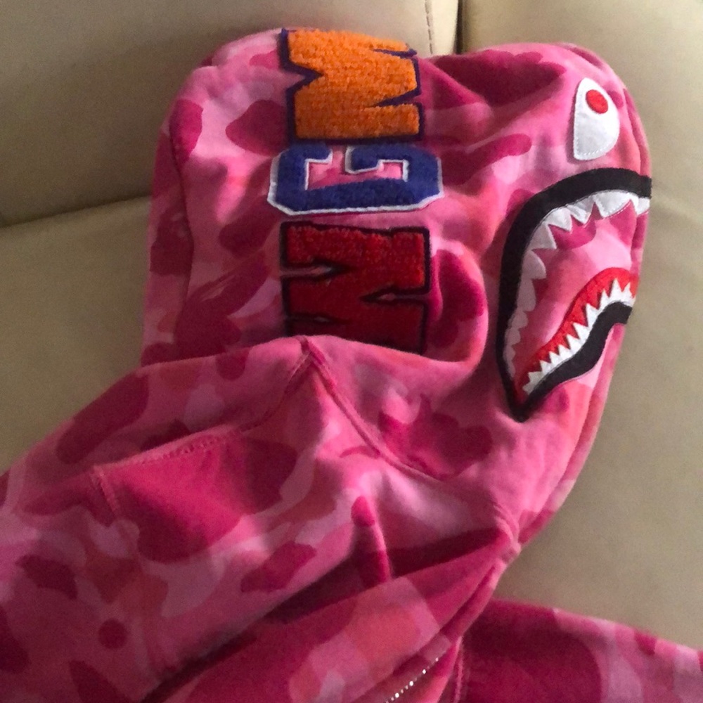Pink Bape Hoodie